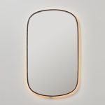 Bloom speil 600x1000mm svart