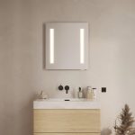 Mirror with socket
